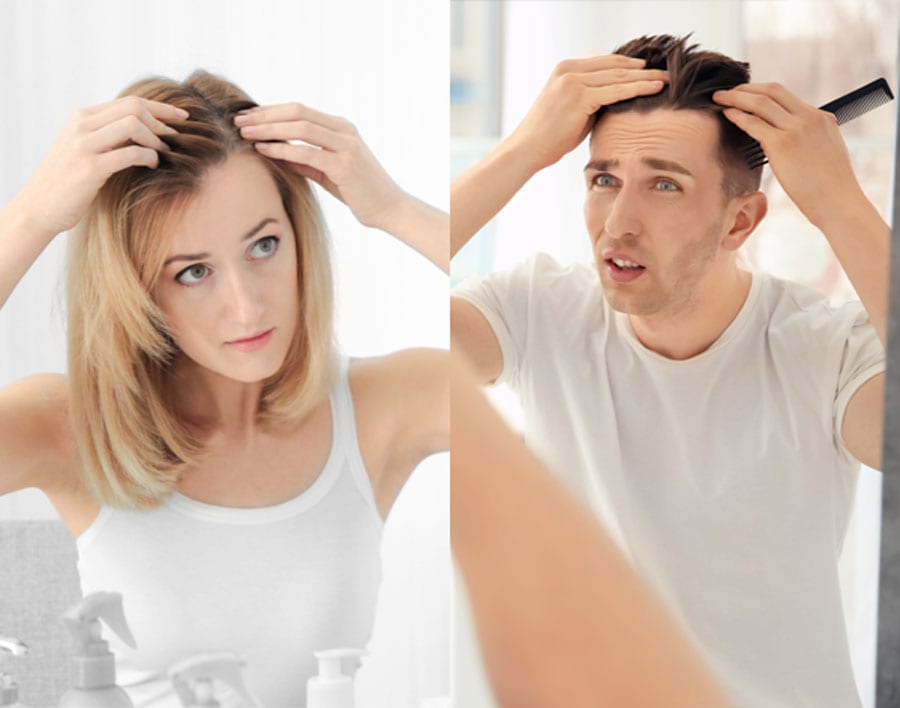 man-woman-experiencing-hair-loss